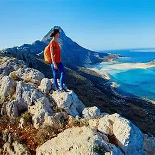 Balos lagoon in western Crete