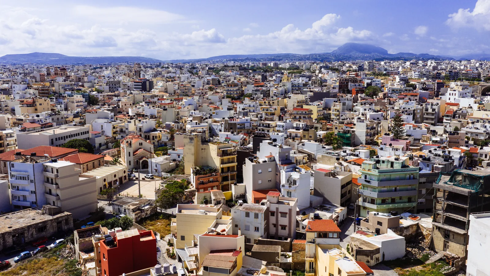 Heraklion city in Crete