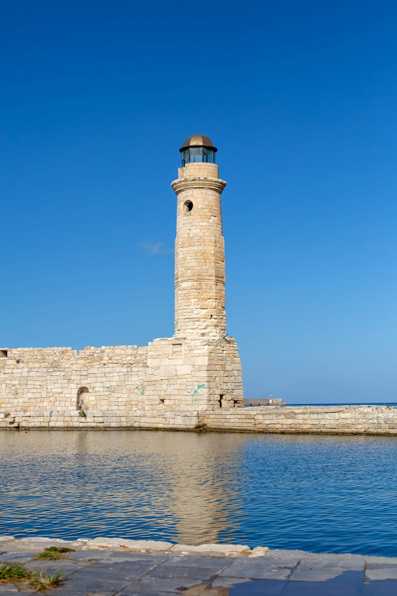 Rethymno lighthouse and harbour